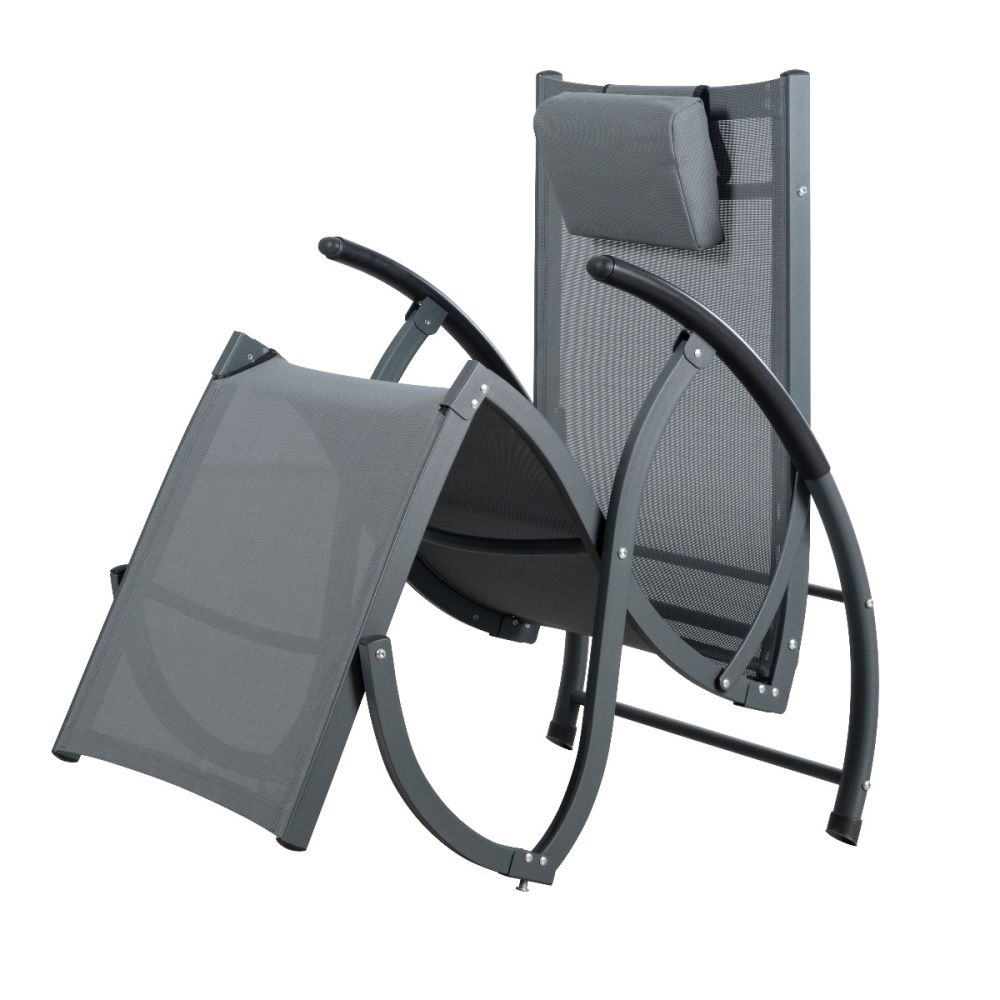 Siena Folding Adjustable Sun Lounger Jarder Garden Furniture