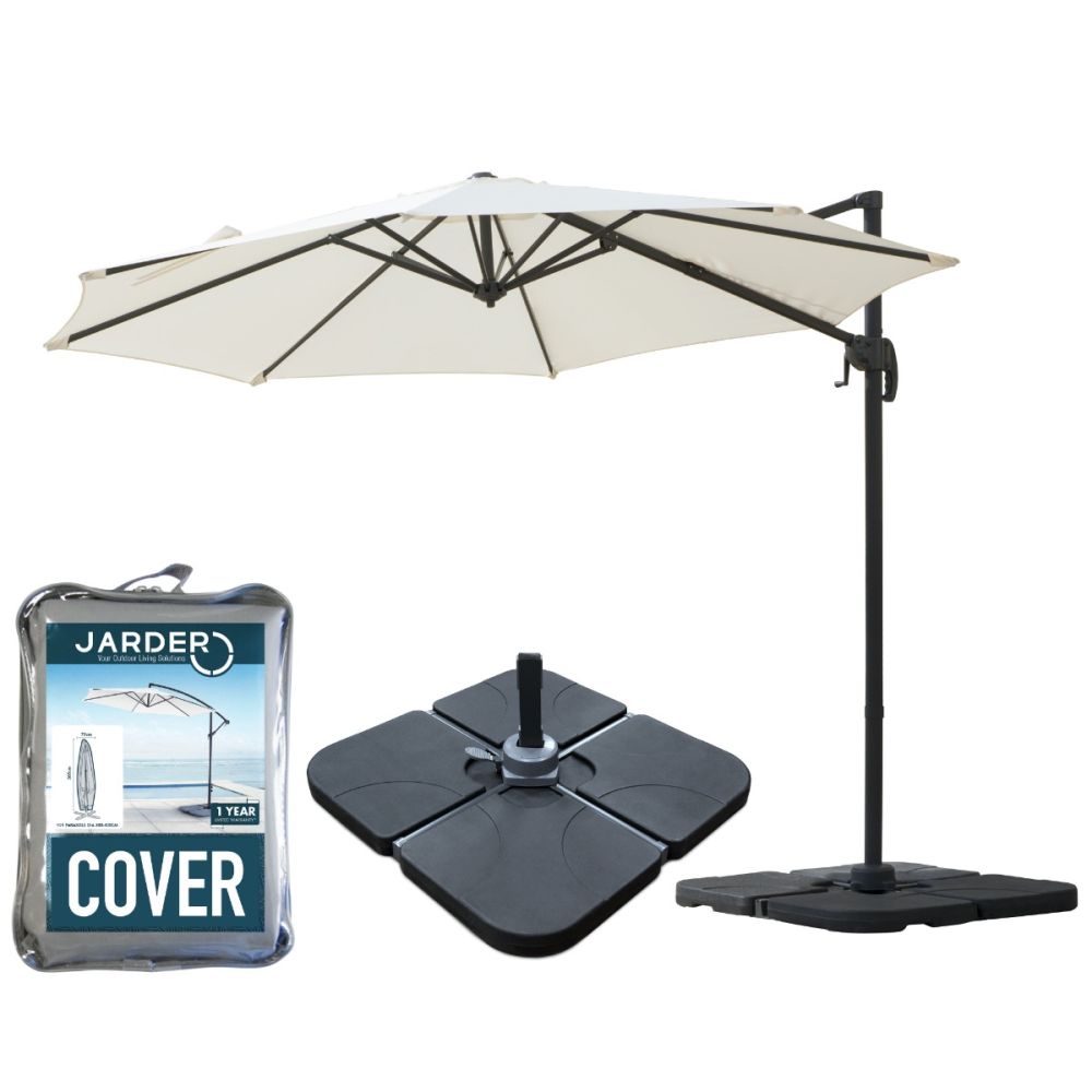 Cantilever parasol base set outlet