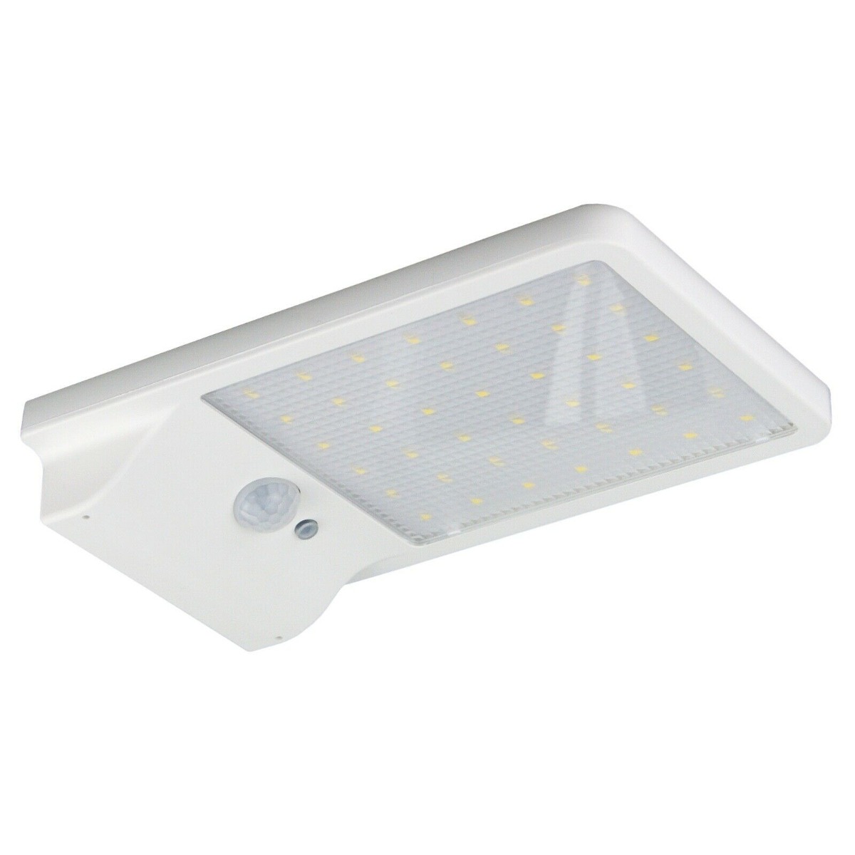 Solar PIR LED Floodlight, 500 Lumen | IP65 Wireless - White